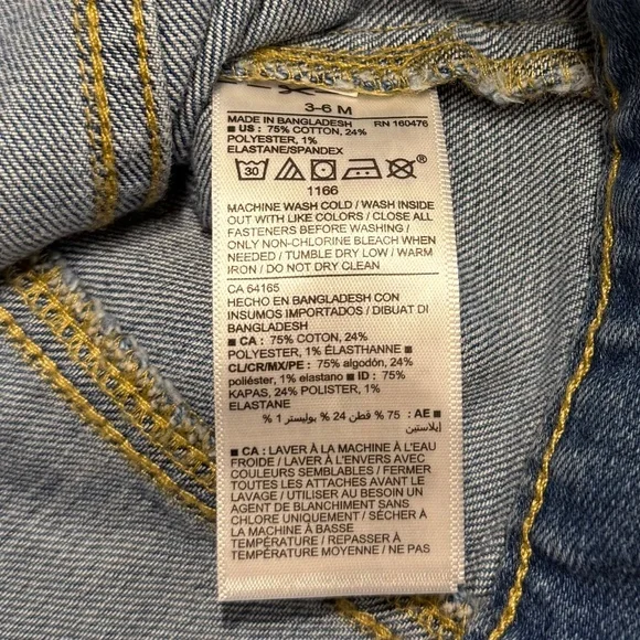 Old Navy Baby Girl Denim Jacket - Picture 6 of 8